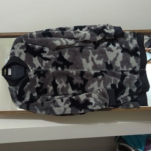 Columbia Faux Fur Bomber-Style Zip-Up Jacket, Size L